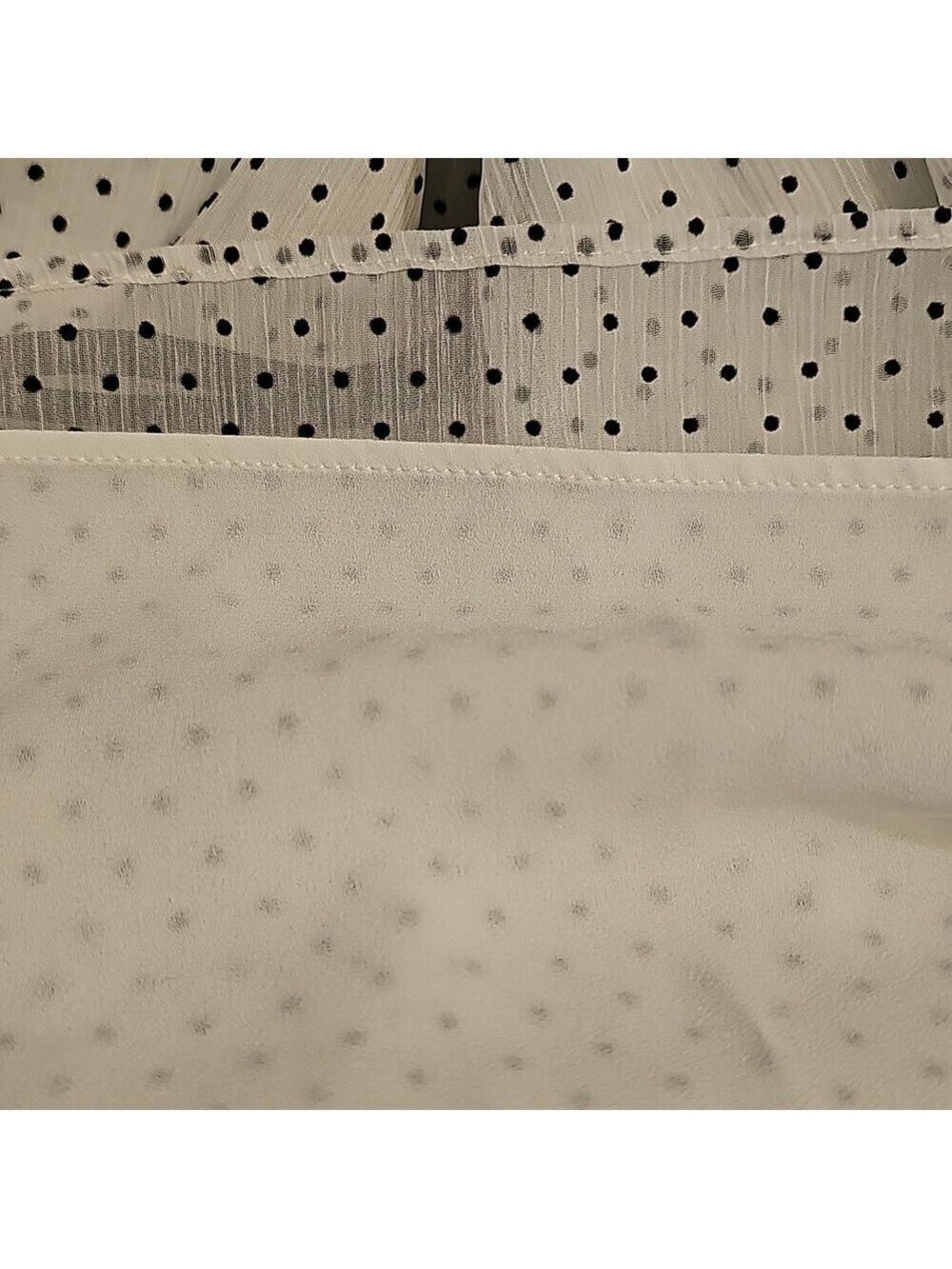 WHBM Polka Dot Blouse - Picture 8 of 9